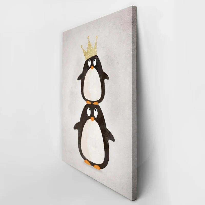 Πινακας σε καμβά CUTE PENGUINS