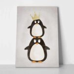 Πινακας σε καμβά CUTE PENGUINS