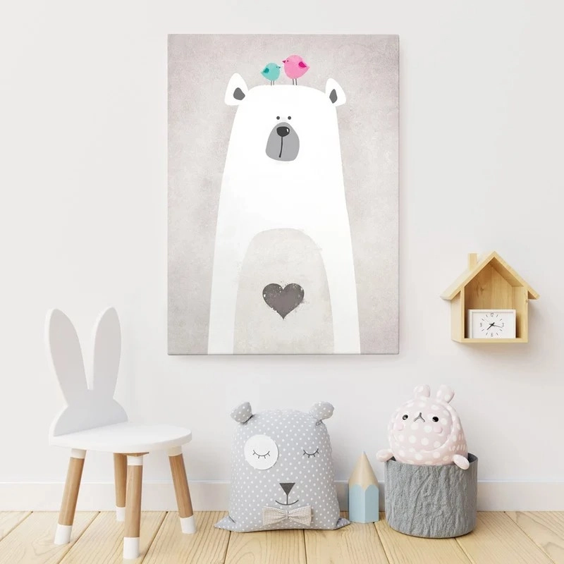 Πινακας σε καμβά CUTE POLAR BEAR