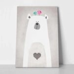 Πινακας σε καμβά CUTE POLAR BEAR