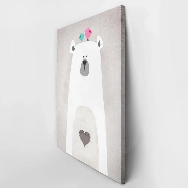 Πινακας σε καμβά CUTE POLAR BEAR