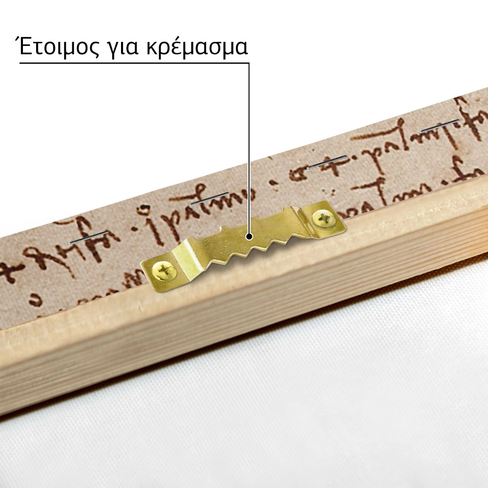 Πινακας σε καμβά DA VINCI - VITRUVIAN MAN