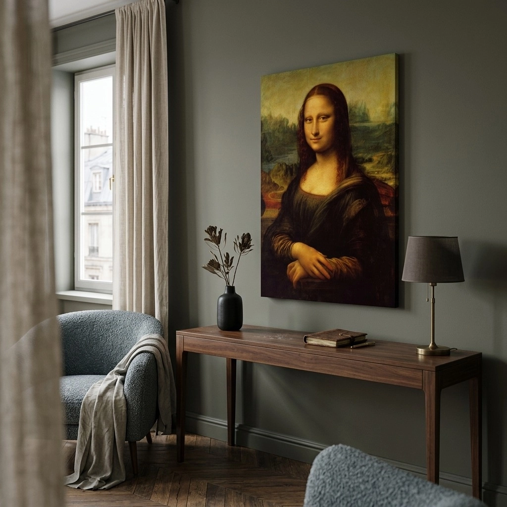 Πινακας σε καμβά DA VINCI - MONA LISA