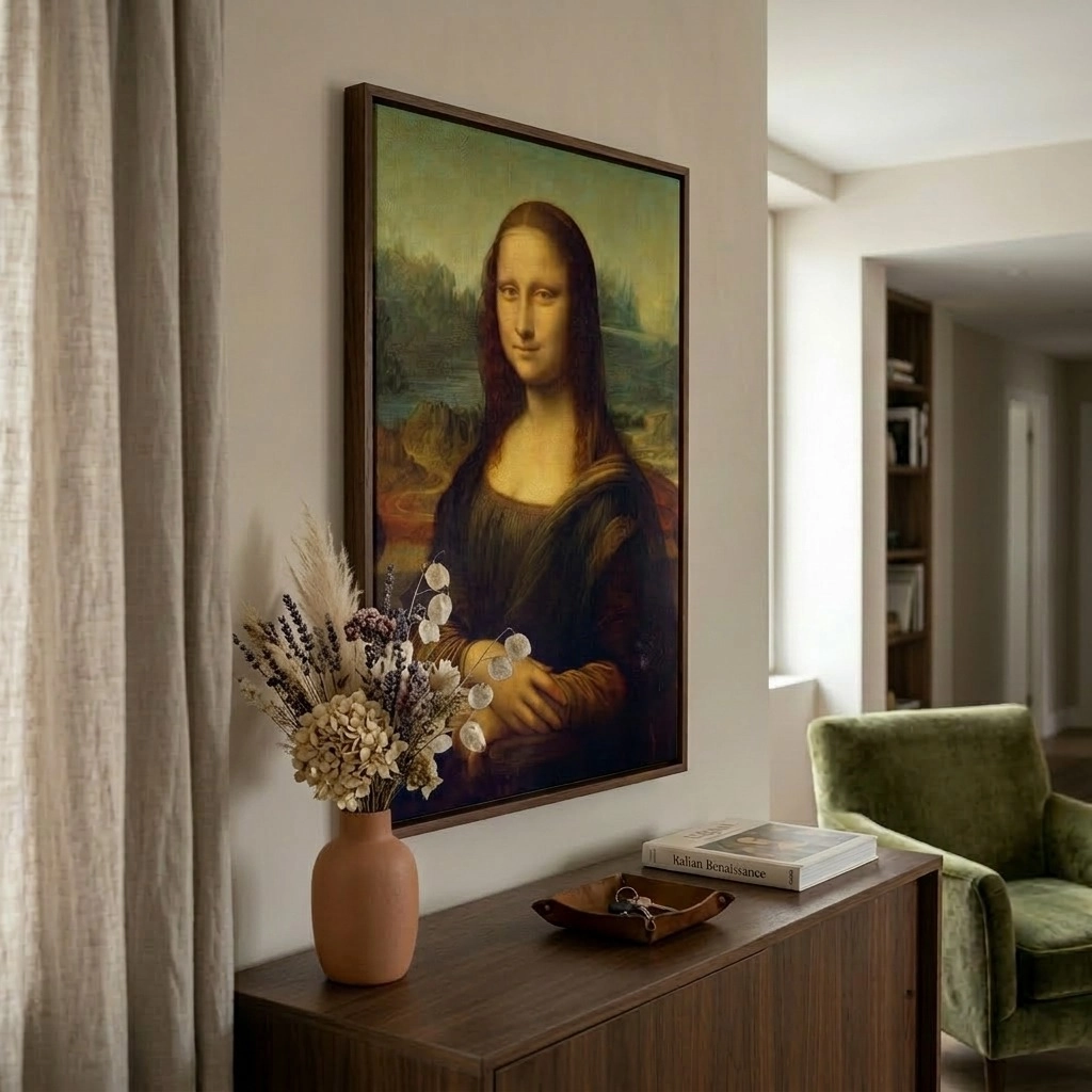 Πινακας σε καμβά DA VINCI - MONA LISA