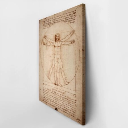 Πινακας σε καμβά DA VINCI - VITRUVIAN MAN - Leonardo Da Vinci Sticky 3