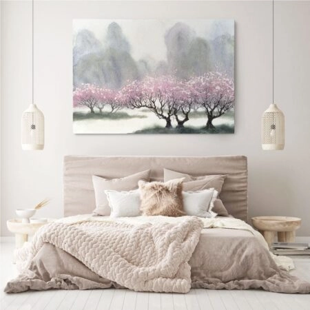 Πινακας σε καμβά DELICATE FLOWERING TREES