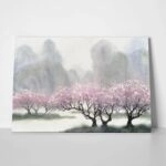Πινακας σε καμβά DELICATE FLOWERING TREES