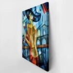 Πινακας σε καμβά ELEGANT WOMAN CUBISM