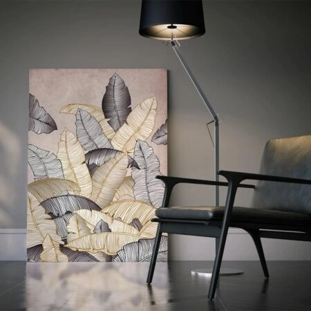 Πινακας σε καμβά EXOTIC BANANA LEAVES - Botanical - Φυτα
