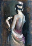 Πινακας σε καμβά EXPRESSIVE WOMAN FIGURE 2