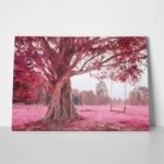 Πινακας σε καμβά FANTASTIC SWING ON TREE PINK