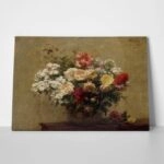 Πινακας σε καμβά FANTIN LATOUR - SUMMER FLOWERS