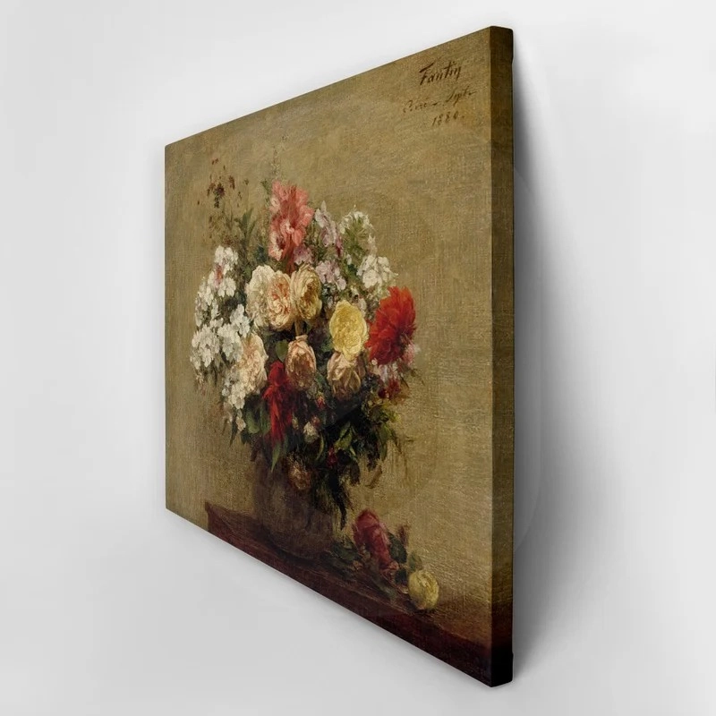 Πινακας σε καμβά FANTIN LATOUR - SUMMER FLOWERS