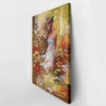 Πινακας σε καμβά FEMALE IN THE FOREST HANDMADE PAINTING