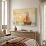 Πινακας σε καμβά FISHERMAN'S BOAT