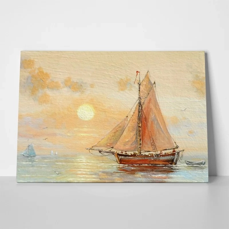 Πινακας σε καμβά FISHERMAN'S BOAT
