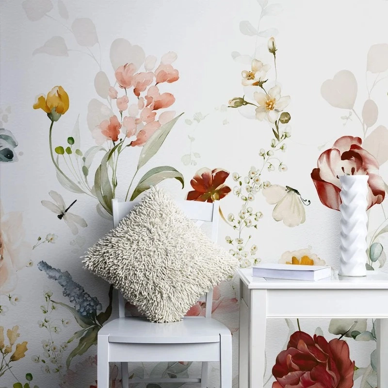 Αυτοκόλλητη Ταπετσαρία τοίχου GARDEN FLOWERS