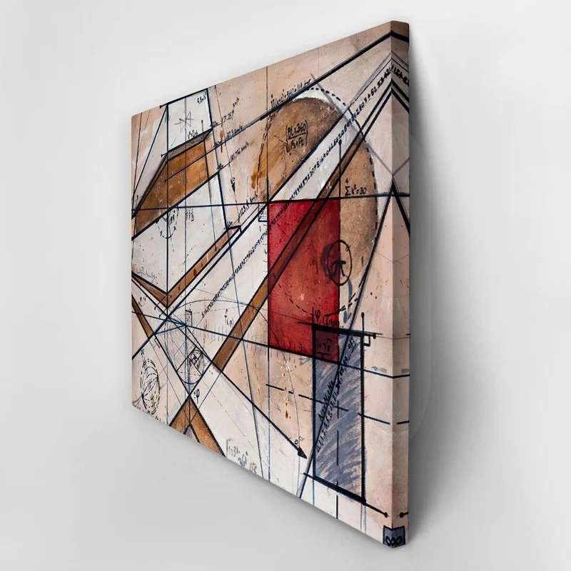 Πινακας σε καμβά GEOMETRIC ABSTRACT 2