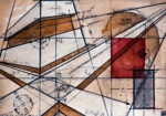 Πινακας σε καμβά GEOMETRIC ABSTRACT 2