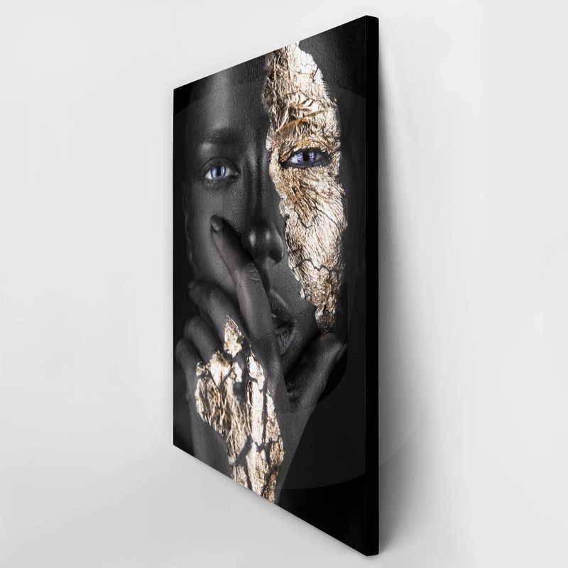 Πινακας σε καμβά GOLD FACE