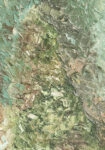 Πινακας σε καμβά GREEN ABSTRACT PALETTE KNIFE