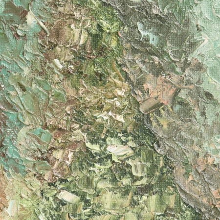 Πινακας σε καμβά GREEN ABSTRACT PALETTE KNIFE - Αφηρημενα και Abstract Sticky 5