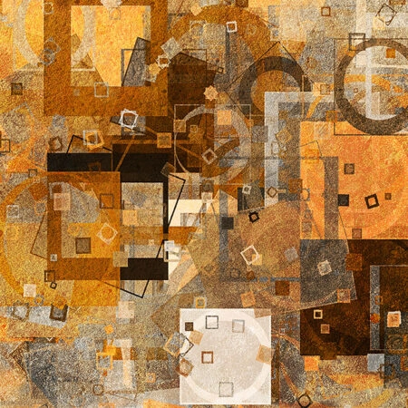 Πινακας σε καμβά GRUNGE ABSTRACT SHAPES 3 - Αφηρημενα και Abstract Sticky 6