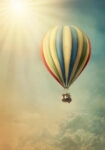 Πινακας σε καμβά HOT AIR BALLOON IN THE SKY