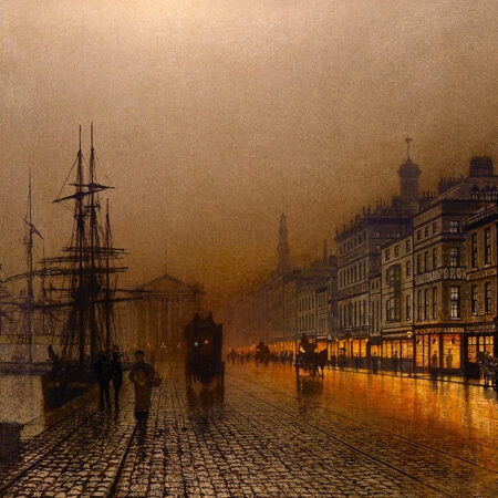 Πινακας σε καμβά JOHN ATKINSON - GREENOCK DOCK - John Atkinson Sticky 6