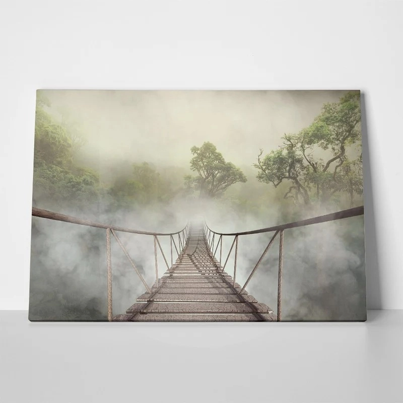 Πινακας σε καμβά JUNGLE BRIDGE