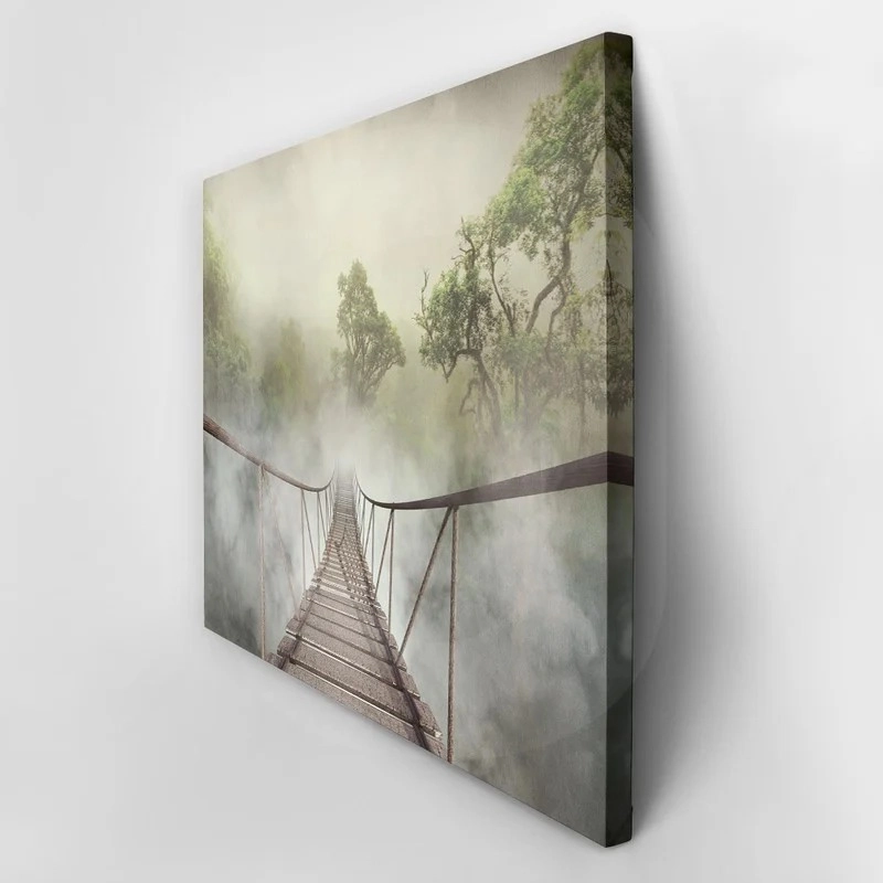 Πινακας σε καμβά JUNGLE BRIDGE