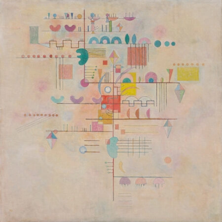 Πίνακας σε καμβά KANDINSKY - GENTLE ASCENT - Wassily Kandinsky Sticky 6