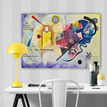 Πινακας σε καμβά KANDINSKY - JAUNE ROUGE BLEU - Wassily Kandinsky