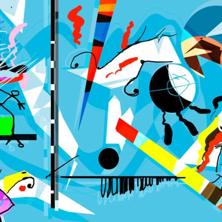 Πινακας σε καμβά KANDINSKY - VACKIERO - Wassily Kandinsky Sticky 7
