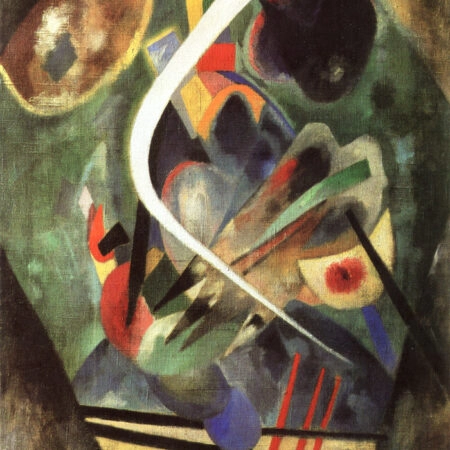 Πινακας σε καμβά KANDINSKY - WHITE STROKE - Wassily Kandinsky Sticky 6
