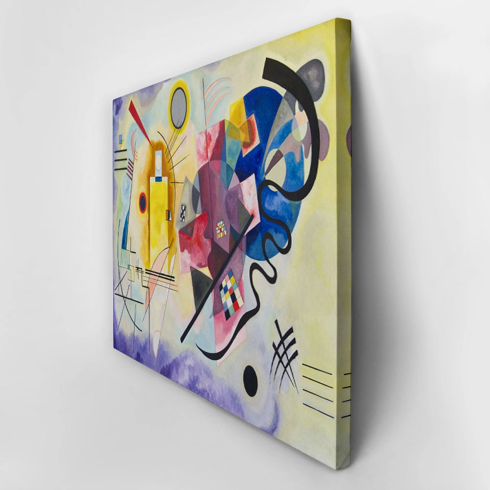 Πινακας σε καμβά KANDINSKY - JAUNE ROUGE BLEU