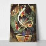 Πινακας σε καμβά KANDINSKY - WHITE STROKE