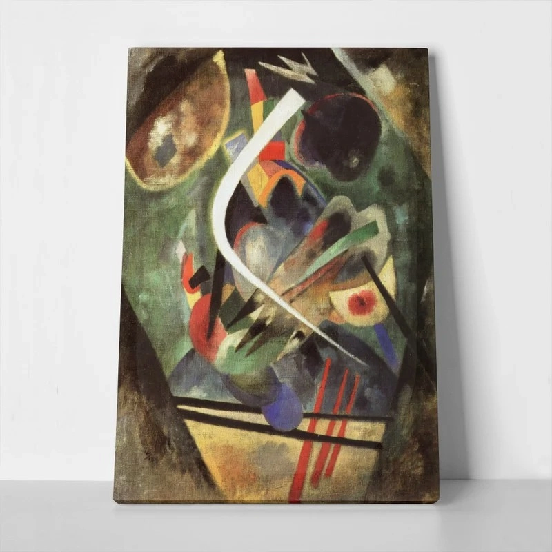 Πινακας σε καμβά KANDINSKY - WHITE STROKE
