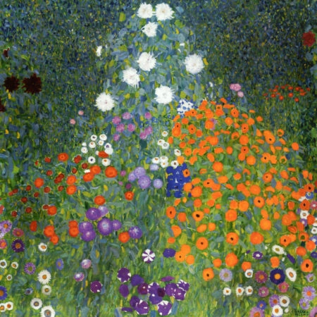 Πινακας σε καμβα KLIMT - COTTAGE GARDEN - Gustav Klimt Sticky 6