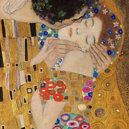 Πινακας σε καμβά KLIMT - KISS (DETAIL) - Gustav Klimt Sticky 6