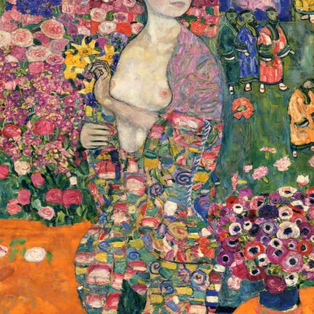 Πινακας σε καμβά KLIMT - THE DANCER - Gustav Klimt Sticky 6