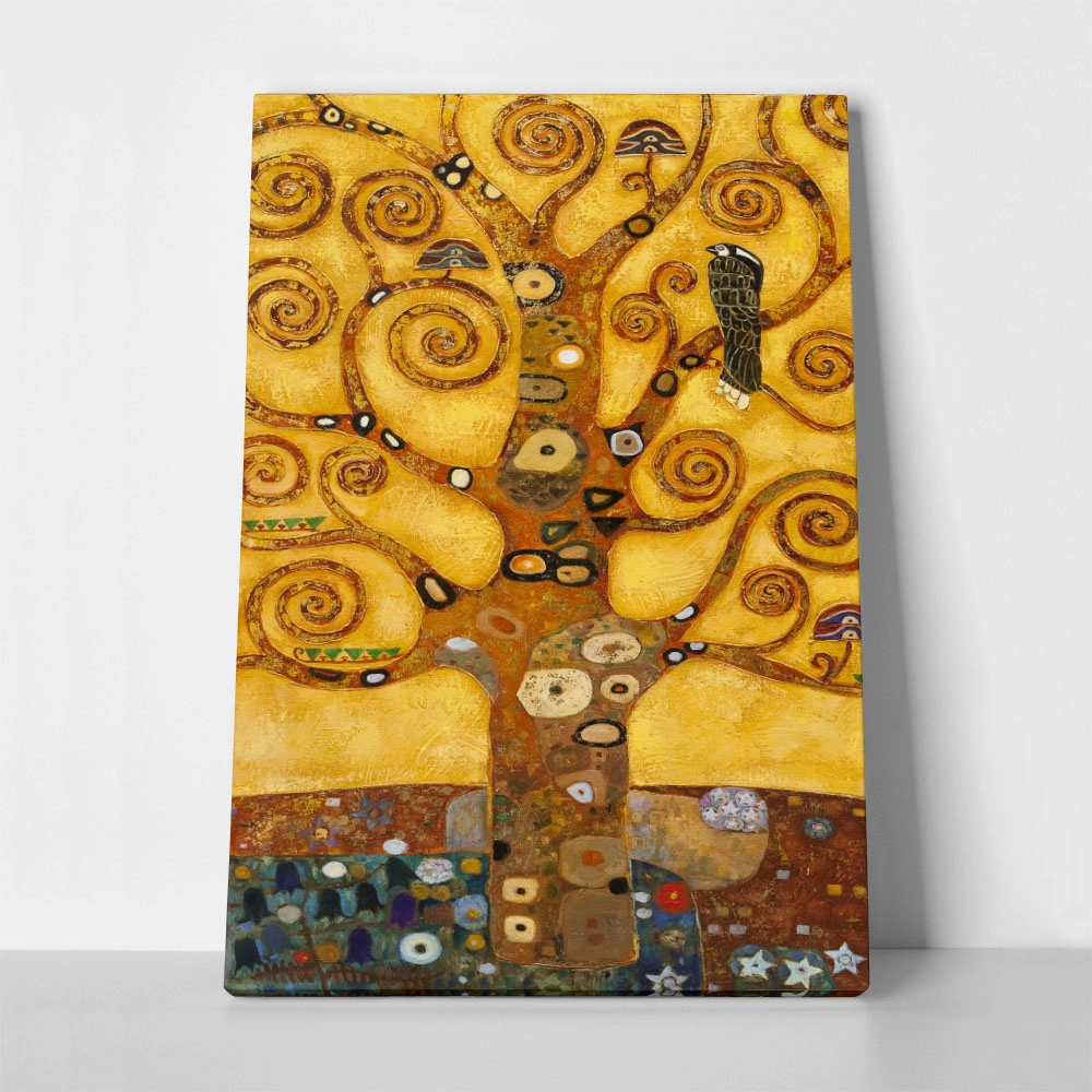 Πινακας σε καμβά KLIMT - TREE OF LIFE (DETAIL)