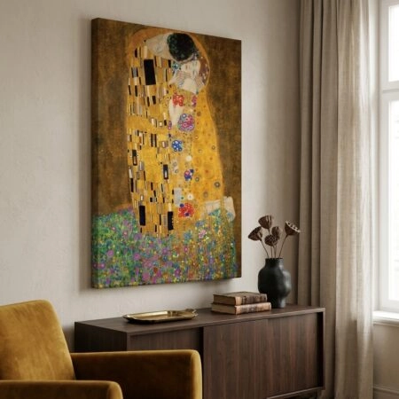 Πινακας σε καμβά KLIMT - KISS (FULL) - Gustav Klimt Sticky 6