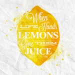Πινακας σε καμβά LEMON