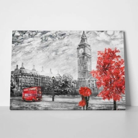 Πινακας σε καμβά LONDON PAINTING 1 - Λονδινο