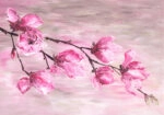 Πινακας σε καμβά MAGNOLIA BRANCH