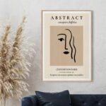 Πόστερ MINIMALIST FACE SILHOUETTE - Posters