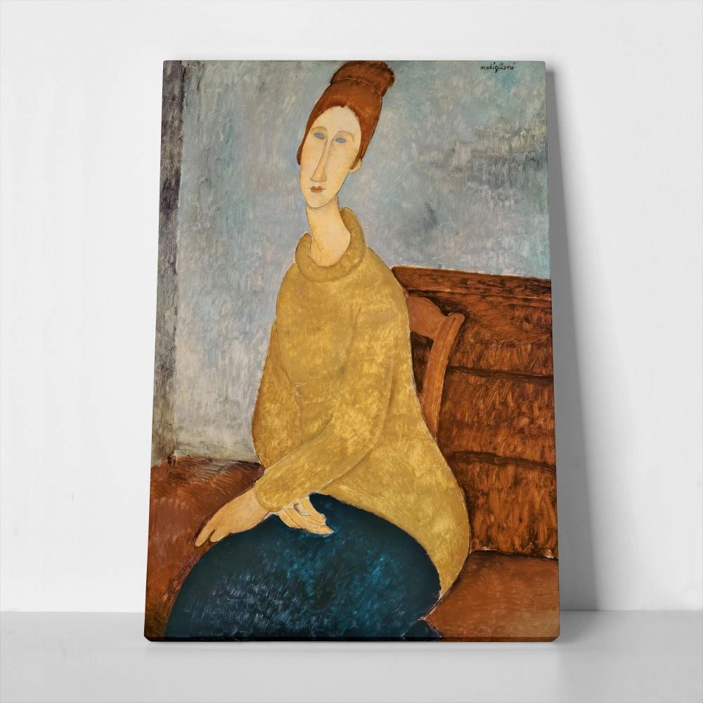 Πινακας σε καμβά MODIGLIANI JAUNE - LE SWEATER