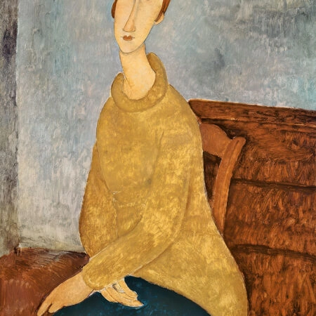 Πινακας σε καμβά MODIGLIANI JAUNE - LE SWEATER - Modigliani Amedeo Sticky 5