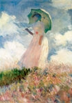 Πινακας σε καμβά MONET - FRAU MIT SONNENSCHIRM